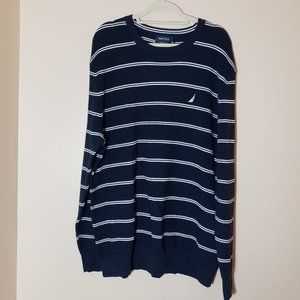 NWT Men's Nautica Navtech Striped Sweater, Sz XXL